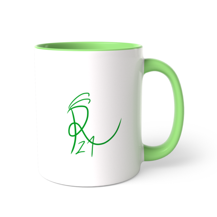 ツートンカラーマグカップ - 直径 8.2cm / 高さ 9.5cm