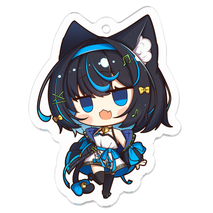 アクリルキーホルダー（コーティング） - 50 x 50 (mm)