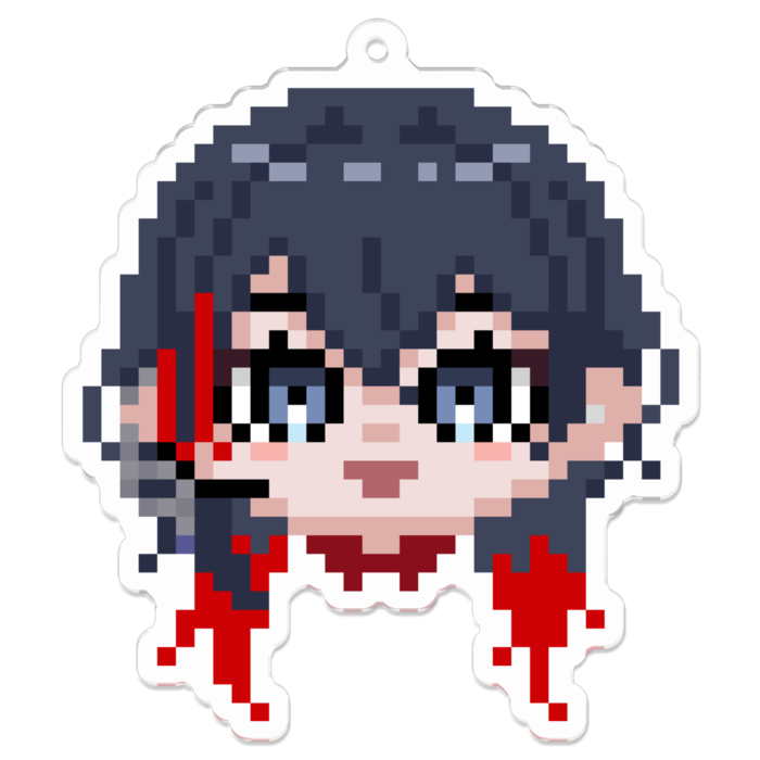 アクリルキーホルダー(コーティング) - 70 x 70 (mm)