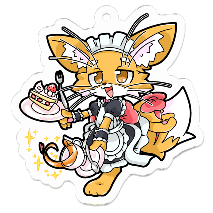 アクリルキーホルダー - 50 x 50 (mm)