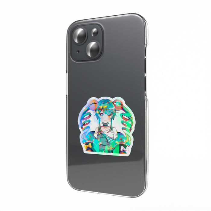 ホログラムスマホステッカー - 縦