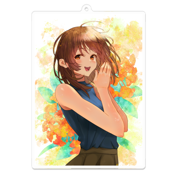 アクリルキーホルダー - 100 x 100 (mm)