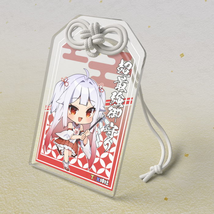 アクリルお守り - 50 × 80mm