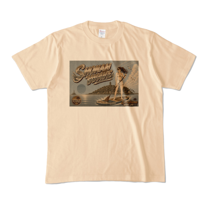カラーTシャツ - M - ナチュラル (淡色)
