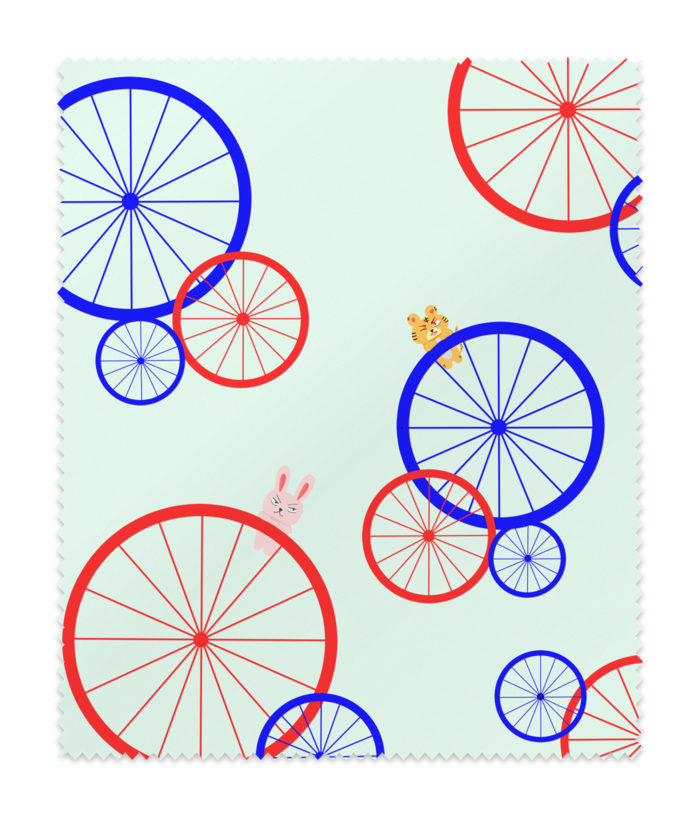 メガネ拭き(青)