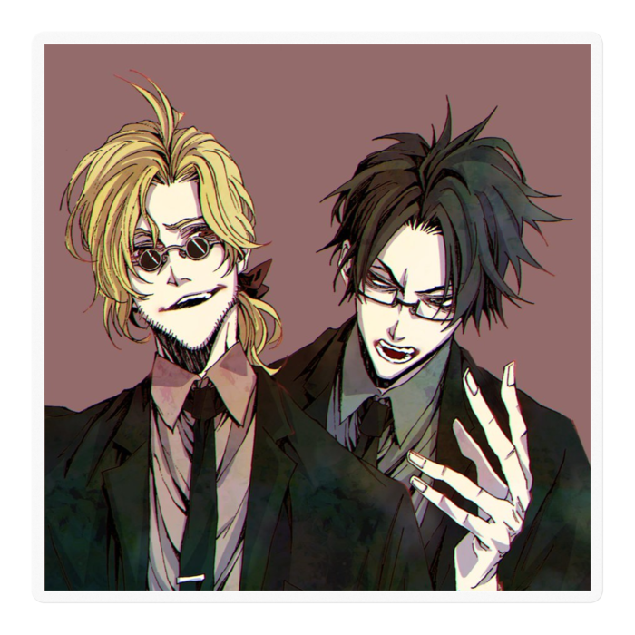 ステッカー - 100 x 100 (mm)クリア