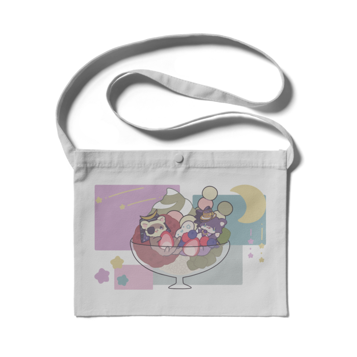 ライトグレーサコッシュ - 300 x 230mm