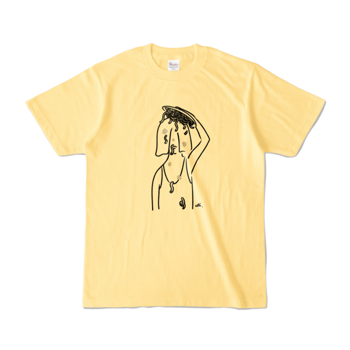 カラーTシャツ - S - ライトイエロー (淡色)