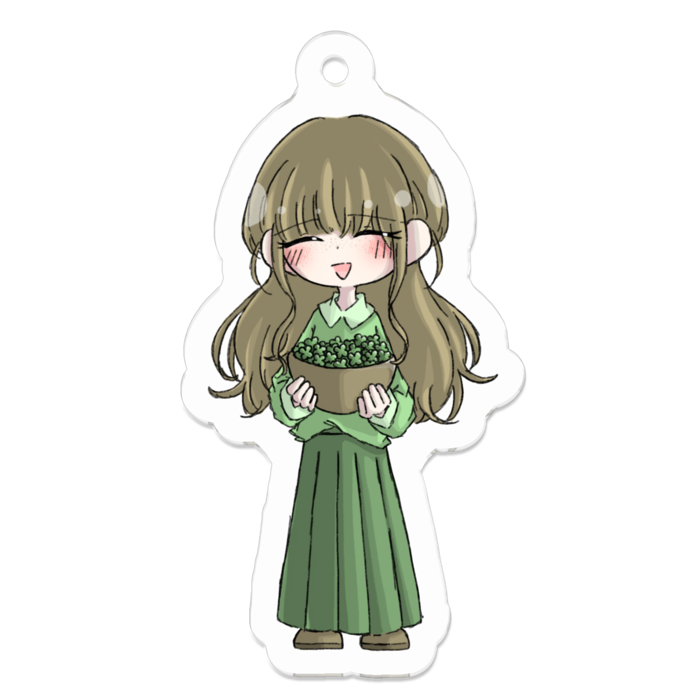 アクリルキーホルダー - 50 x 50 (mm)