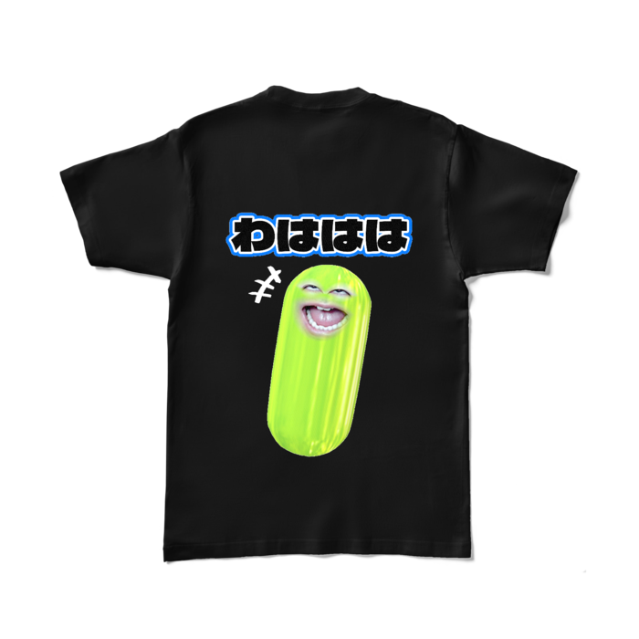 [背面]カラーTシャツ - L - ブラック