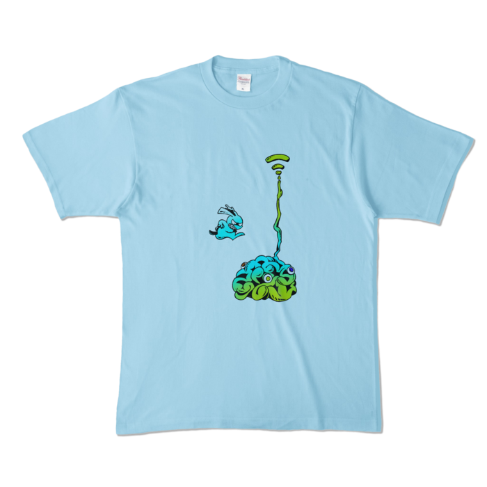 カラーTシャツ - XL - ライトブルー (淡色)(2)