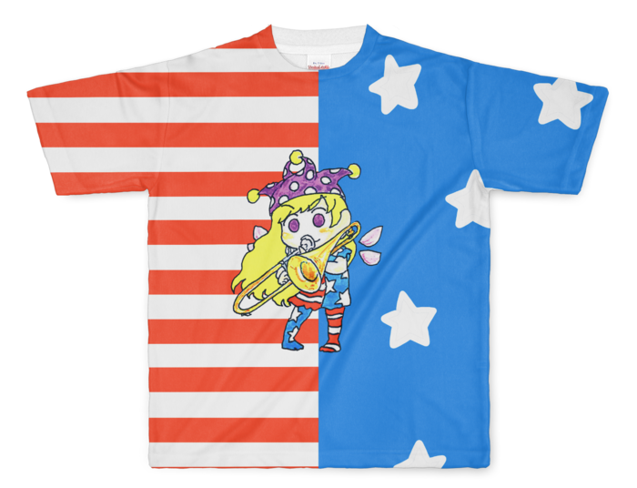 フルグラフィックTシャツ - L - 両面印刷