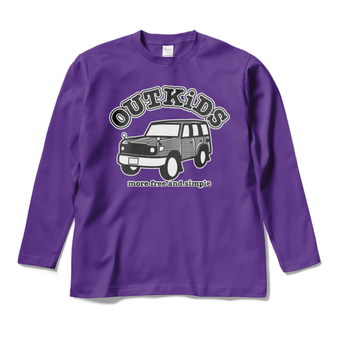 ロングスリーブTシャツ - M - パープル