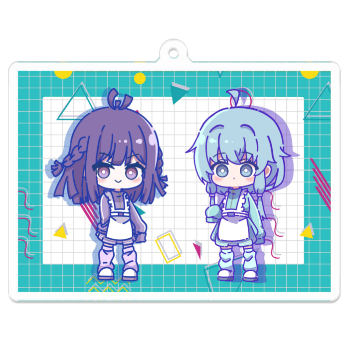 アクリルキーホルダー - 70 x 70 (mm)