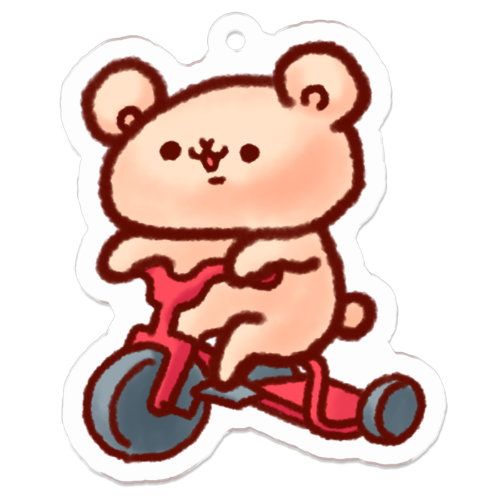 アクリルキーホルダー - 50 x 50 (mm)