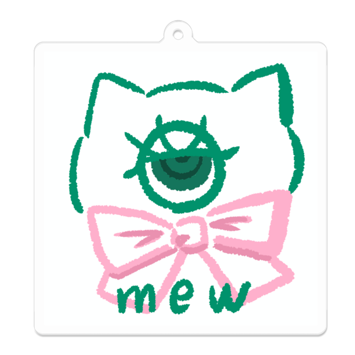 アクリルキーホルダー - 70 x 70 (mm)