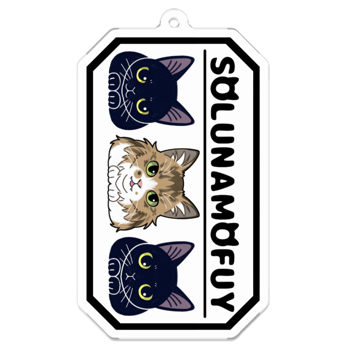 アクリルキーホルダー - 70 x 70 (mm)