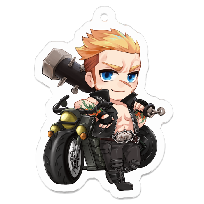 アクリルキーホルダー - 50 x 50 (mm)