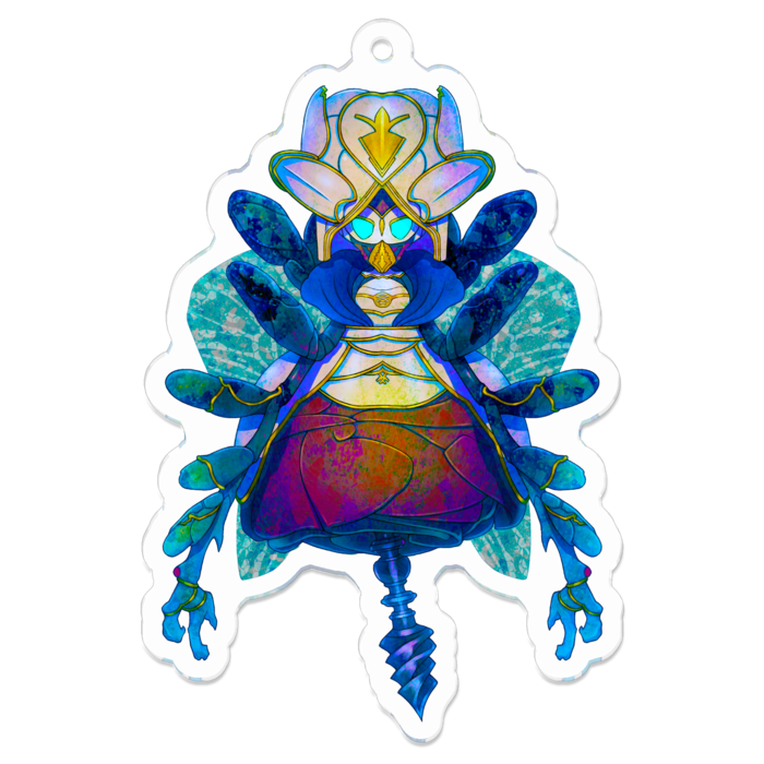 アクリルキーホルダー（コーティング） - 70 x 70 (mm)