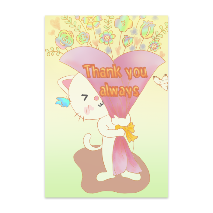 ポストカード(10枚セット) - ヴァンヌーボVGスノーホワイト195kg