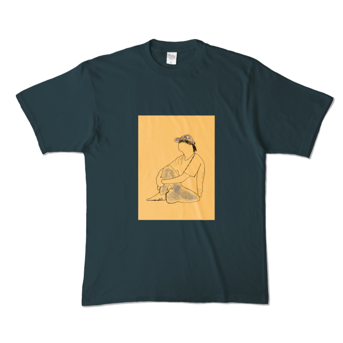 カラーTシャツ - XL - デニム (濃色)