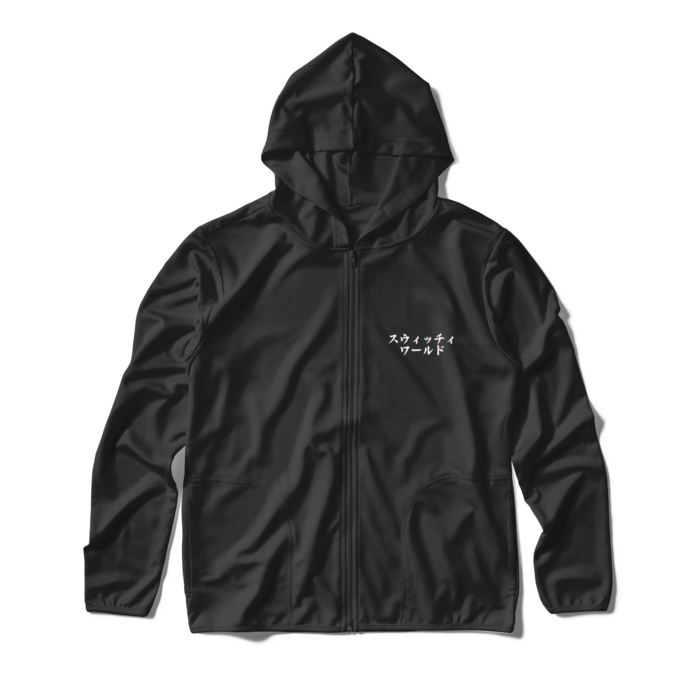 ジップパーカー - M - ブラック