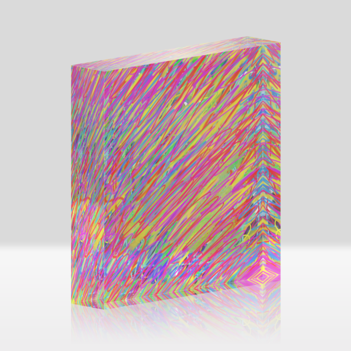 アクリルブロック - 100 × 100mm