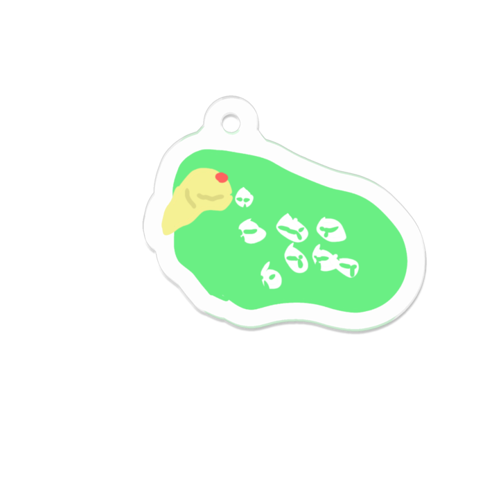 アクリルキーホルダー - 50 x 50 (mm)