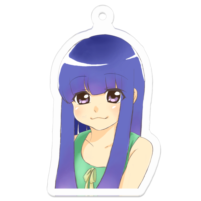 アクリルキーホルダー（コーティング） - 50 x 50 (mm)