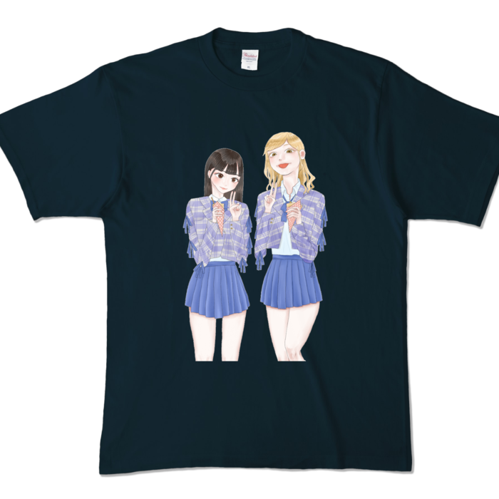 カラーTシャツ - XL - ネイビー (濃色)