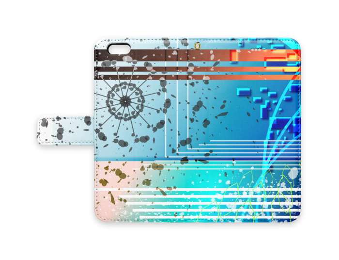 手帳型iPhoneケース - iPhone6 Plus - ストラップ穴 あり