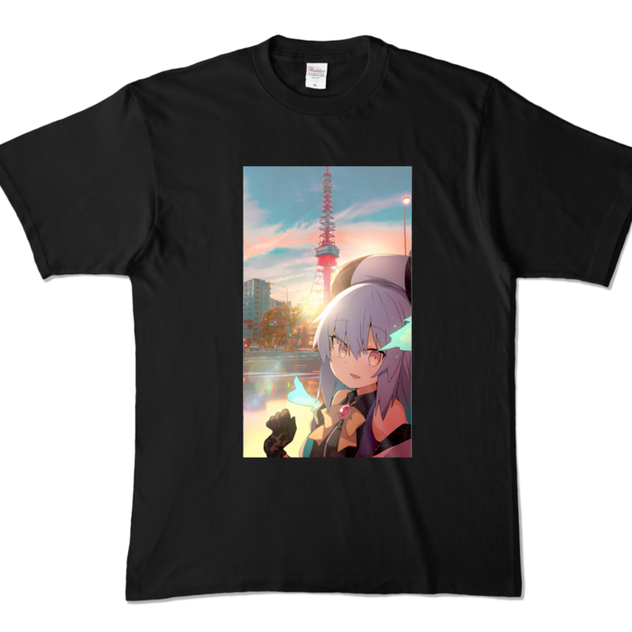 カラーTシャツ - XL - ブラック (濃色)