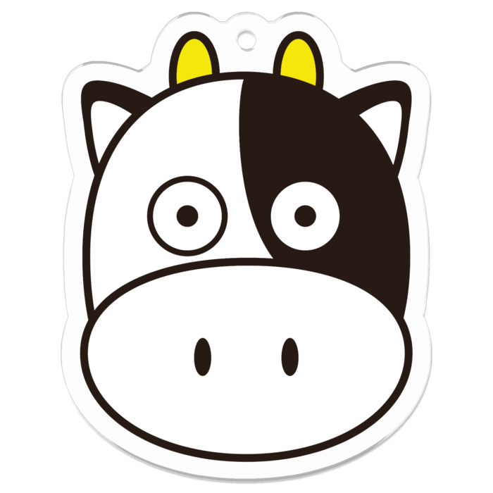 アクリルキーホルダー - 50 x 50 (mm)