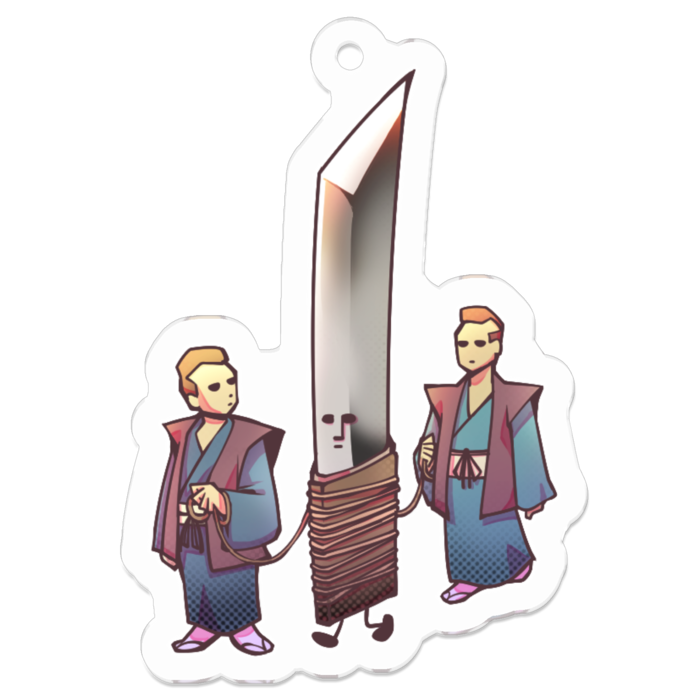 アクリルキーホルダー - 50 x 50 (mm)