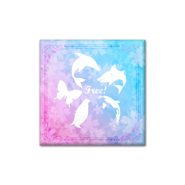 缶バッジ - 四角形40mm