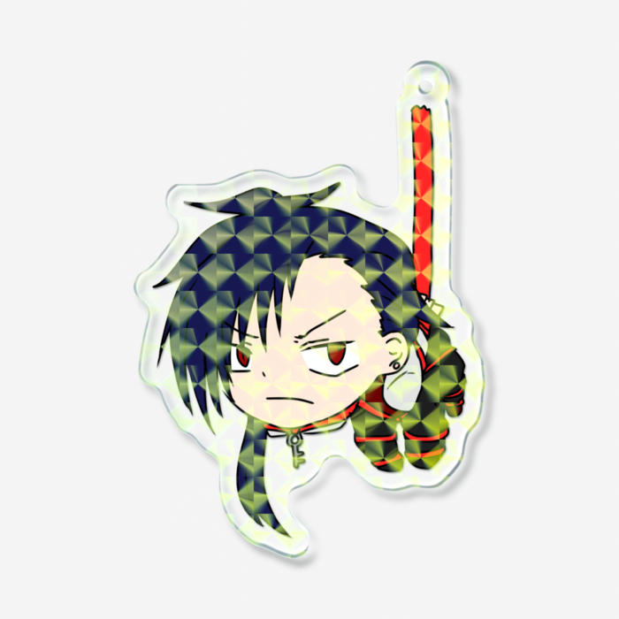 ホログラムアクリルキーホルダー - 70 × 70mm