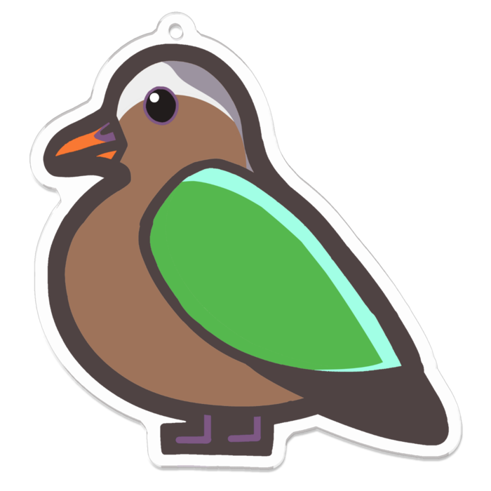 アクリルキーホルダー - 70 x 70 (mm)