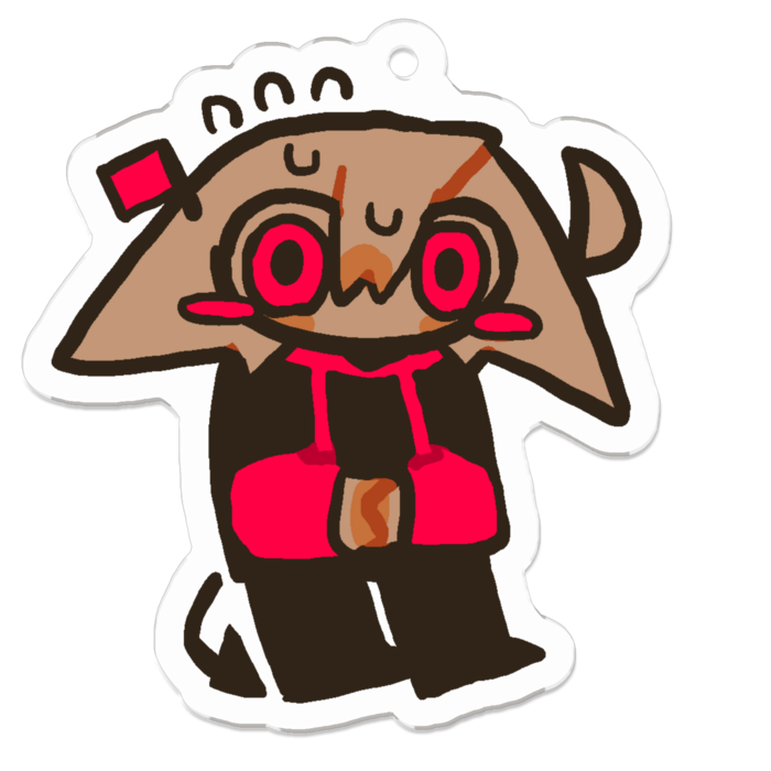 アクリルキーホルダー - 50 x 50 (mm)