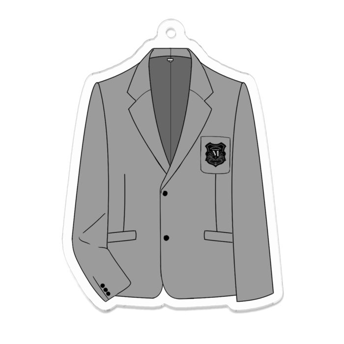 制服アクリルキーホルダー - 70 x 70 (mm)(12)