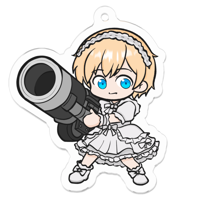 アクリルキーホルダー - 50 x 50 (mm)