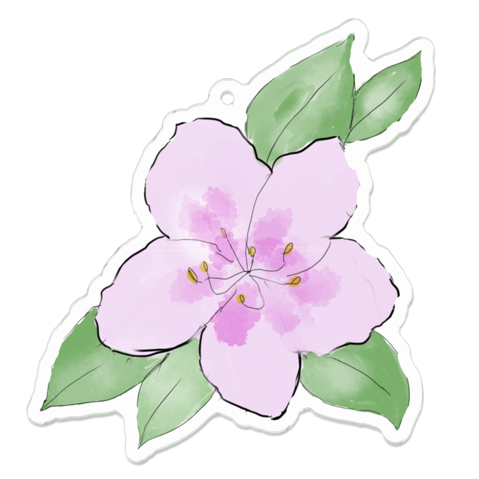 アクリルキーホルダー - 70 x 70 (mm)