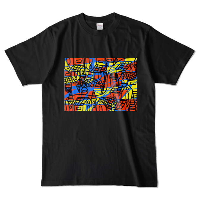 カラーTシャツ - L - ブラック (濃色)