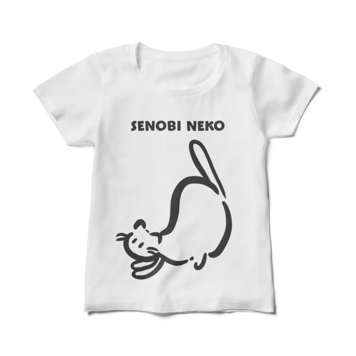 レディース白Tシャツ - M - ブラック