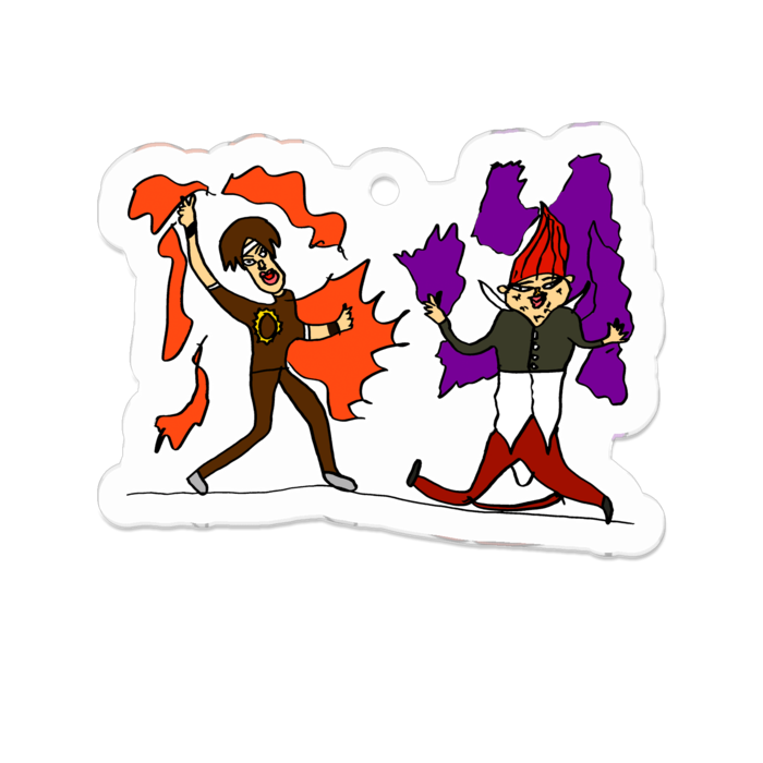 アクリルキーホルダー - 50 x 50 (mm)