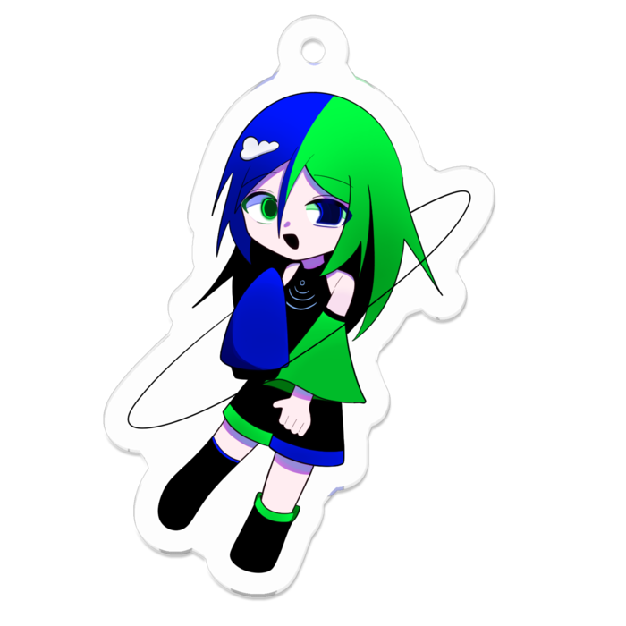 アクリルキーホルダー - 50 x 50 (mm)