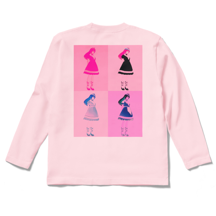 ロングスリーブTシャツ - S - ライトピンク