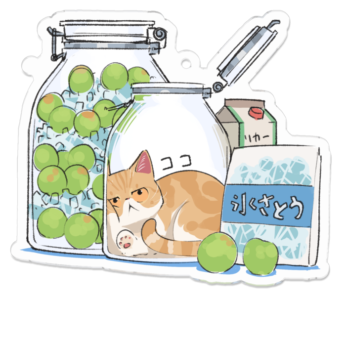 アクリルキーホルダー - 70 x 70 (mm)