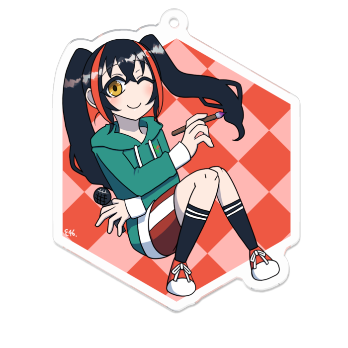 アクリルキーホルダー - 70 x 70 (mm)