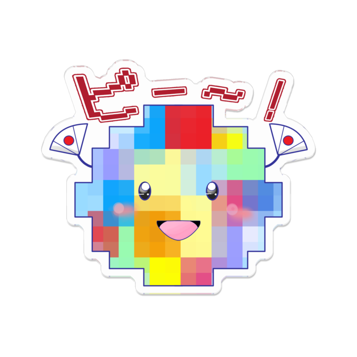 アクリルバッジ - 70 x 70 (mm)