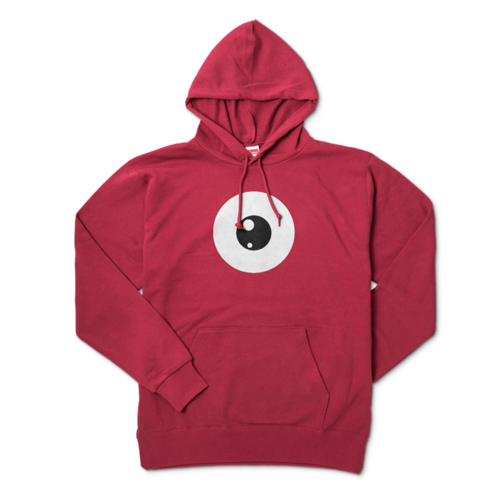 めだまパーカー - XL - バーガンディ